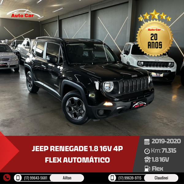 Renegade 1.8 16V 4P FLEX AUTOMÁTICO