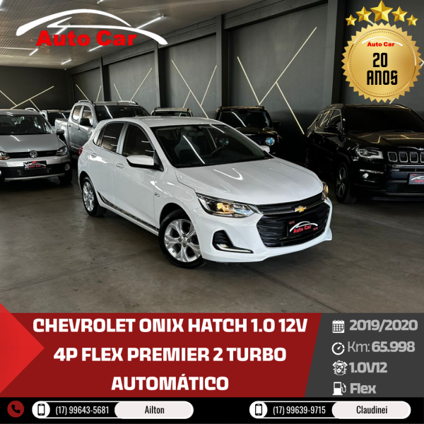 Onix Hatch 1.0 12V 4P FLEX PREMIER 2 TURBO AUTOMÁTICO