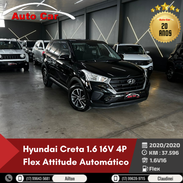 Creta 1.6 16V 4P FLEX ATTITUDE AUTOMÁTICO