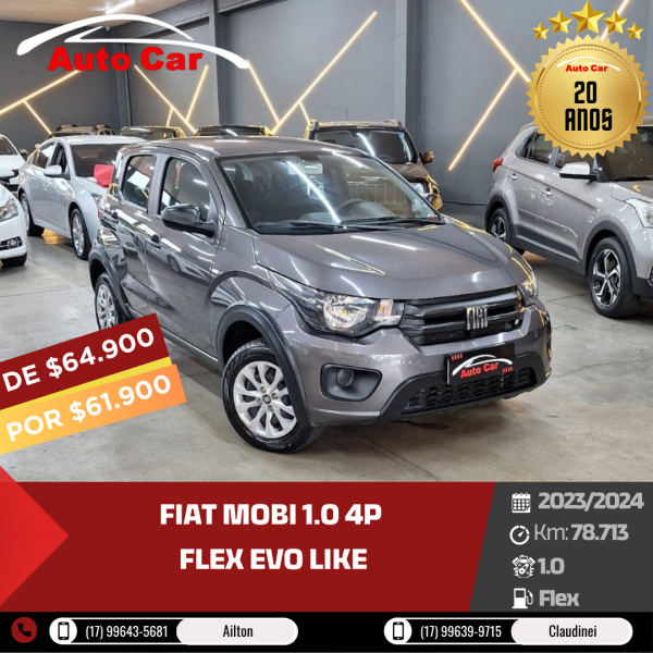 FIAT Mobi 1.0 4P FLEX EVO LIKE