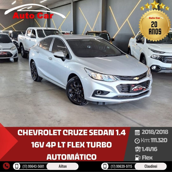 CHEVROLET Cruze Sedan 1.4 16V 4P LT FLEX TURBO AUTOMÁTICO