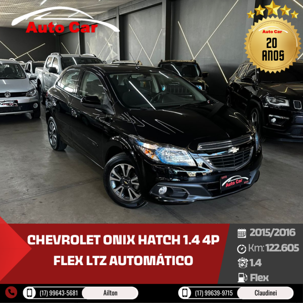 Onix Hatch 1.4 4P FLEX LTZ AUTOMÁTICO