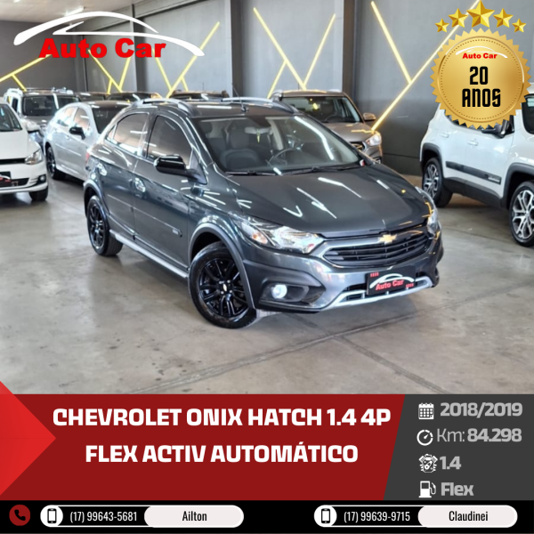CHEVROLET Onix Hatch 1.4 4P FLEX ACTIV AUTOMÁTICO