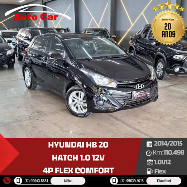 HYUNDAI HB 20 Hatch 1.0 12V 4P FLEX COMFORT
