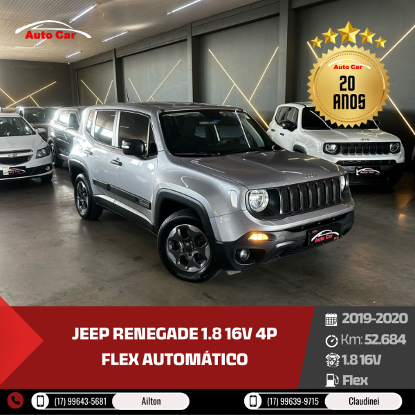 Renegade 1.8 16V 4P FLEX AUTOMÁTICO