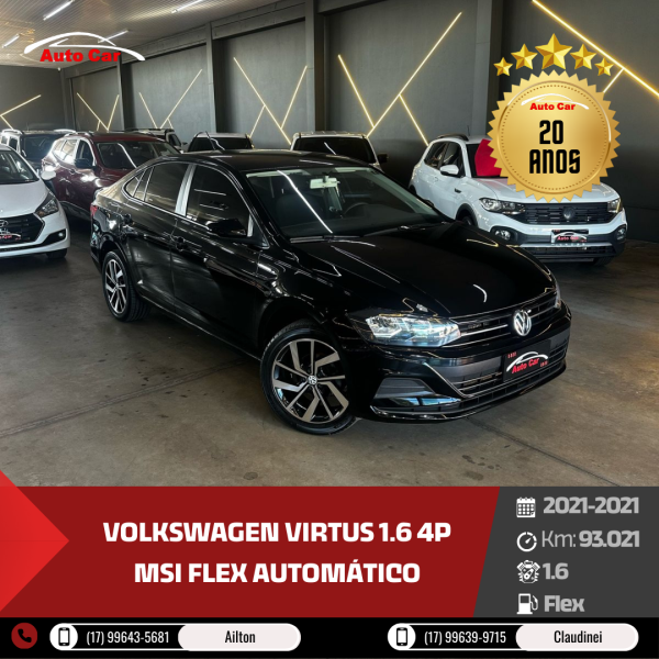 Virtus 1.6 4P MSI FLEX AUTOMÁTICO
