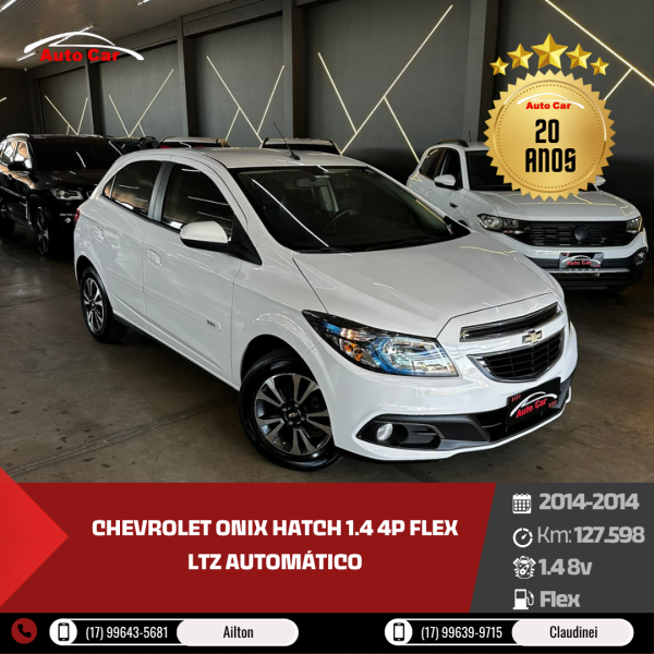 Onix Hatch 1.4 4P FLEX LTZ AUTOMÁTICO
