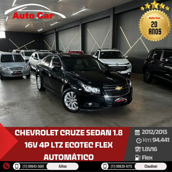 Cruze Sedan 1.8 16V 4P LTZ ECOTEC FLEX AUTOMÁTICO