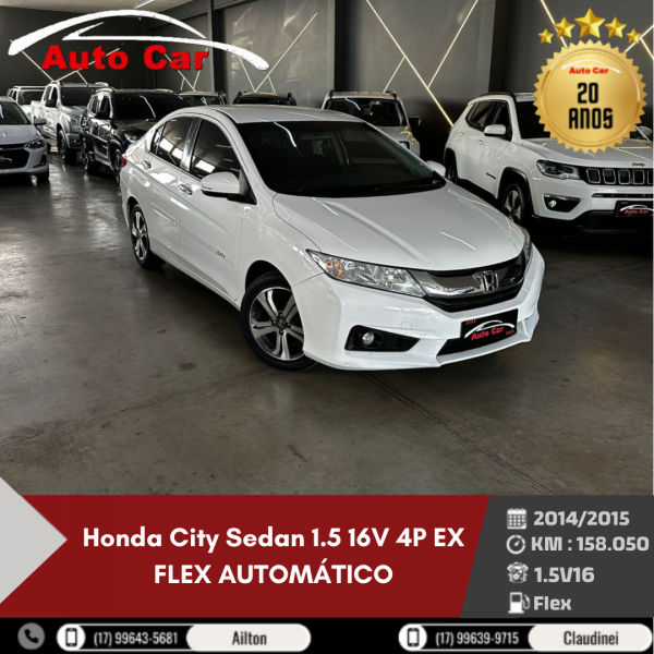 City Sedan 1.5 16V 4P EX FLEX AUTOMÁTICO