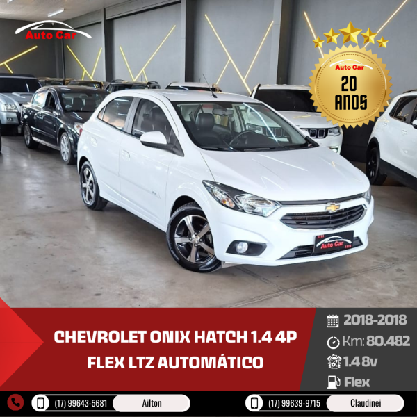 Onix Hatch 1.4 4P FLEX LTZ AUTOMÁTICO