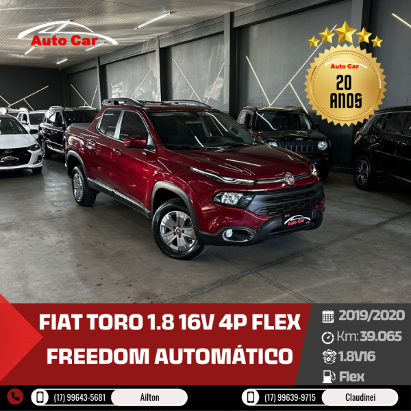 Toro 1.8 16V 4P FLEX FREEDOM AUTOMÁTICO