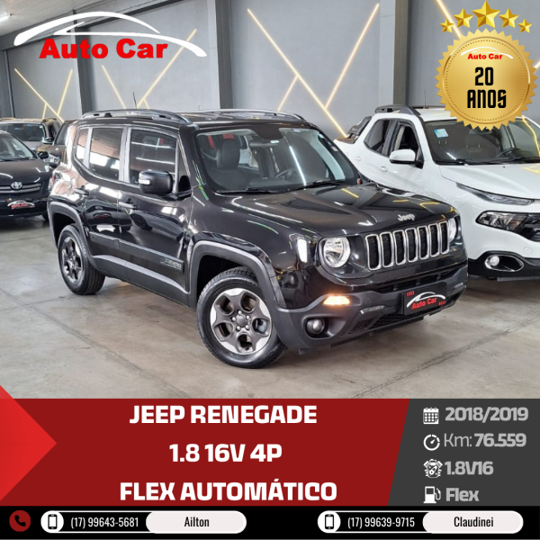 Renegade 1.8 16V 4P FLEX AUTOMÁTICO