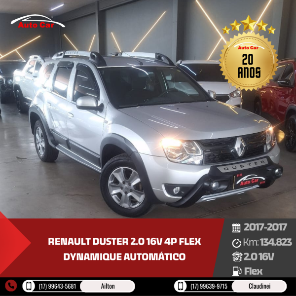 Duster 2.0 16V 4P FLEX DYNAMIQUE AUTOMÁTICO