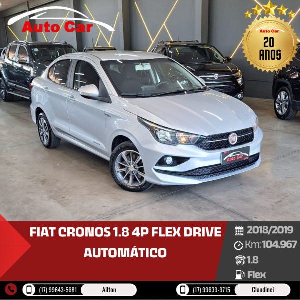 FIAT Cronos 1.8 4P FLEX DRIVE AUTOMÁTICO