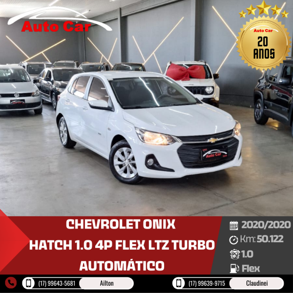 Onix Hatch 1.0 4P FLEX LTZ TURBO AUTOMÁTICO