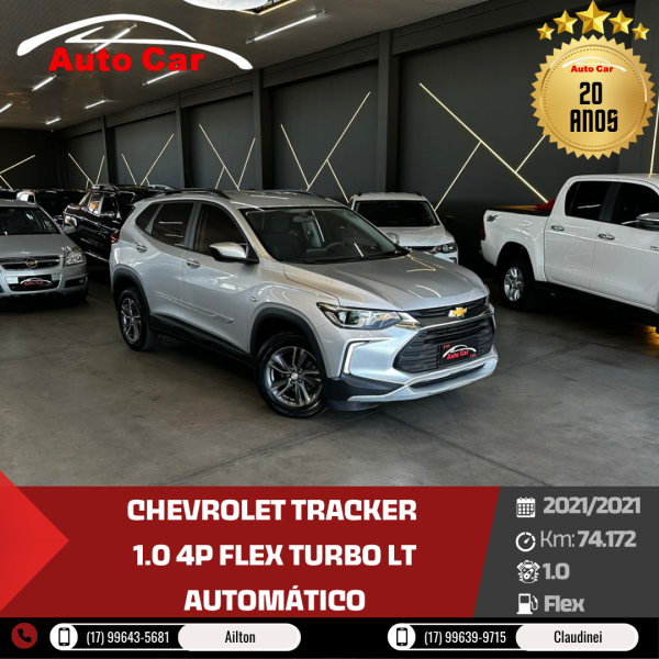 Tracker 1.0 4P FLEX TURBO LT AUTOMÁTICO
