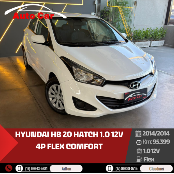 HYUNDAI HB 20 Hatch 1.0 12V 4P FLEX COMFORT