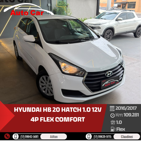 HB 20 Hatch 1.0 12V 4P FLEX COMFORT