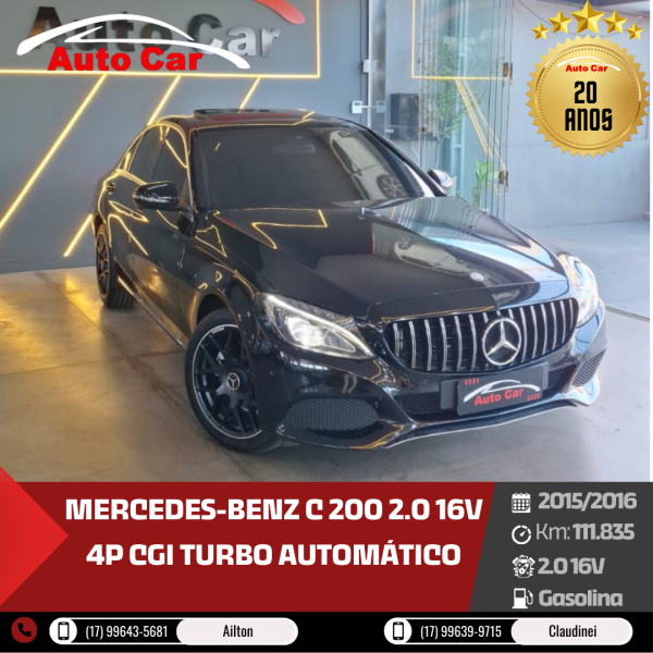 C 200 2.0 16V 4P CGI TURBO AUTOMÁTICO