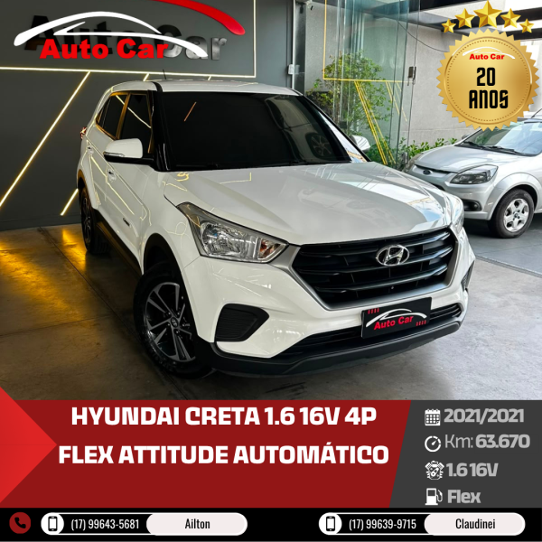 HYUNDAI Creta 1.6 16V 4P FLEX ATTITUDE AUTOMÁTICO