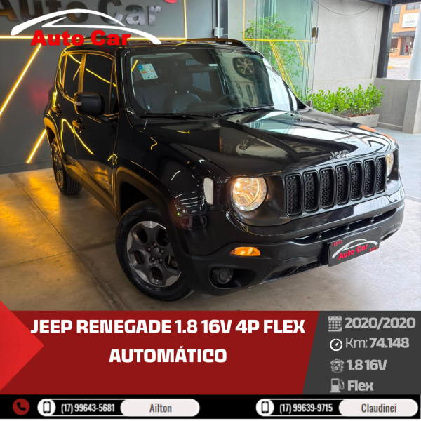 Renegade 1.8 16V 4P FLEX AUTOMÁTICO