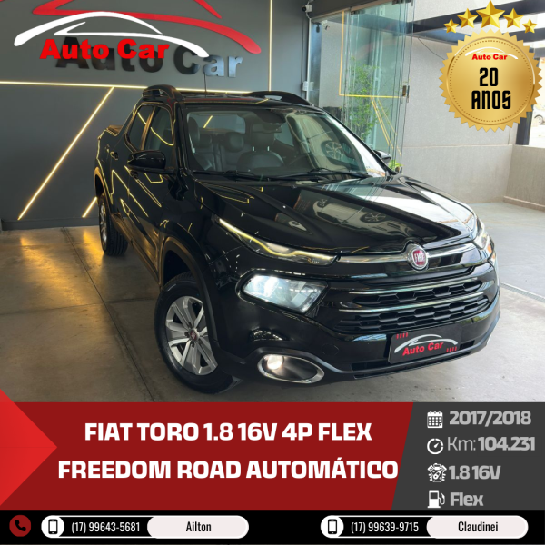 Toro 1.8 16V 4P FLEX FREEDOM ROAD AUTOMÁTICO