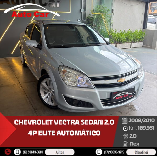 Vectra Sedan 2.0 4P ELITE AUTOMÁTICO
