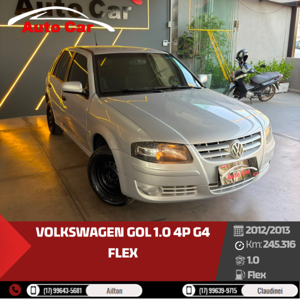 VOLKSWAGEN Gol 1.0 4P G4 FLEX