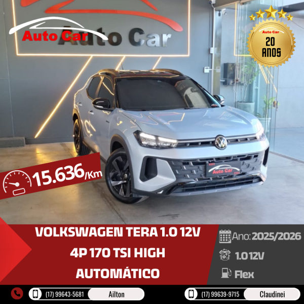 VOLKSWAGEN Tera 1.0 12V 4P 170 TSI HIGH AUTOMÁTICO