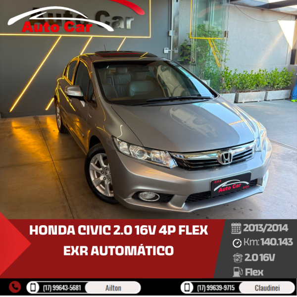 HONDA Civic 2.0 16V 4P FLEX EXR AUTOMÁTICO