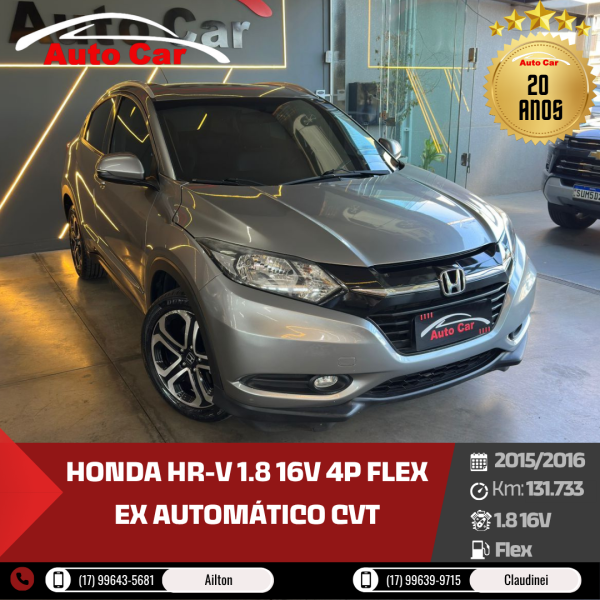HONDA HR-V 1.8 16V 4P EX FLEX AUTOMÁTICO CVT