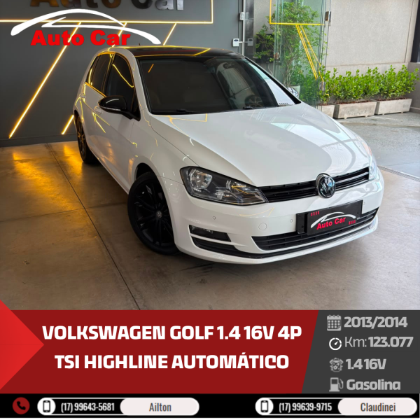VOLKSWAGEN Golf 1.4 16V 4P TSI HIGHLINE AUTOMÁTICO