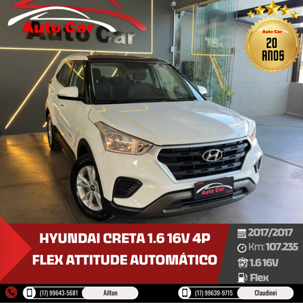 HYUNDAI Creta 1.6 16V 4P FLEX ATTITUDE AUTOMÁTICO