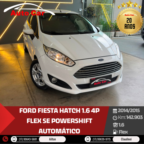 FORD Fiesta Hatch 1.6 4P FLEX SE POWERSHIFT AUTOMÁTICO