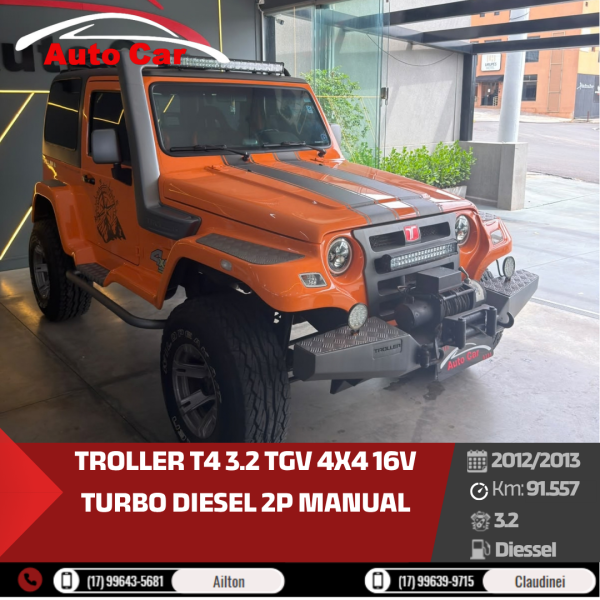 TROLLER T4 3.2 TGV 4X4 TURBO DIESEL