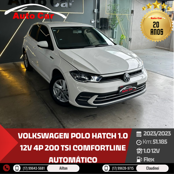 Polo Hatch 1.0 12V 4P 200 TSI  COMFORTLINE AUTOMÁTICO