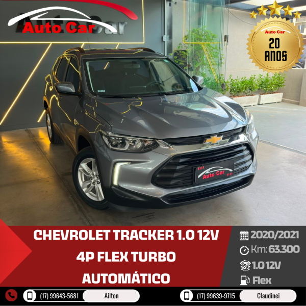 CHEVROLET Tracker 1.0 12V 4P FLEX TURBO AUTOMÁTICO