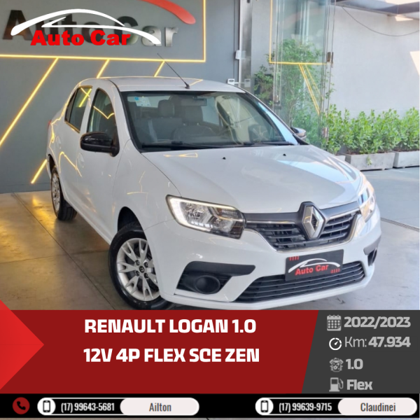 RENAULT Logan 1.0 12V 4P FLEX SCE ZEN