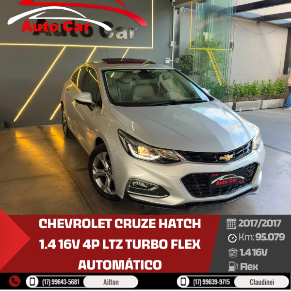 CHEVROLET Cruze Hatch 1.4 16V 4P LTZ TURBO FLEX AUTOMÁTICO