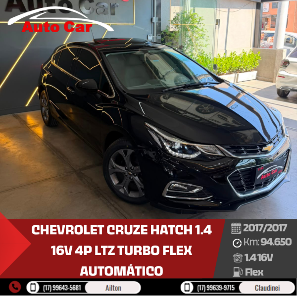 CHEVROLET Cruze Hatch 1.4 16V 4P LTZ TURBO FLEX AUTOMÁTICO