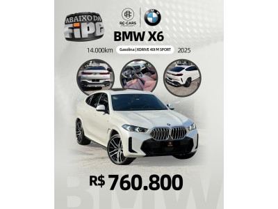 X6 3.0 24V 4P 40I 6 CILINDROS TWINPOWER XDRIVE M SPORT AUTOMÁTICO
