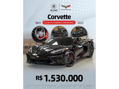 Corvette Conversível 6.2 V8 LT3 GASOLINA STINGRAY AUTOMÁTICO