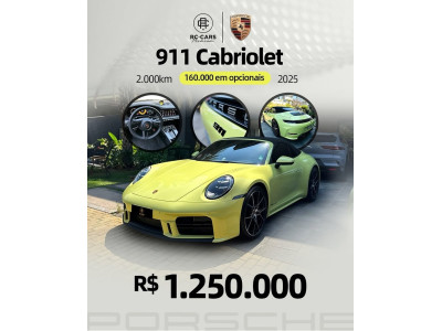 911 Cabriolet 3.0 24V H6 CARRERA PDK AUTOMÁTICO