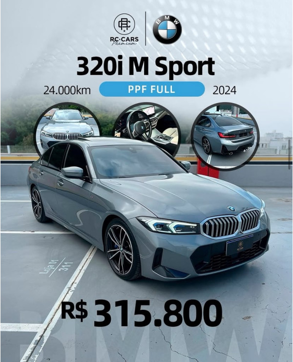320I 2.0 16V 4P TURBO M SPORT AUTOMÁTICO