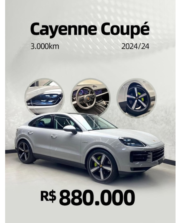 Cayenne 3.0 V6 24V 4P E-HYBRID AWD AUTOMÁTICO TIPTRONIC S