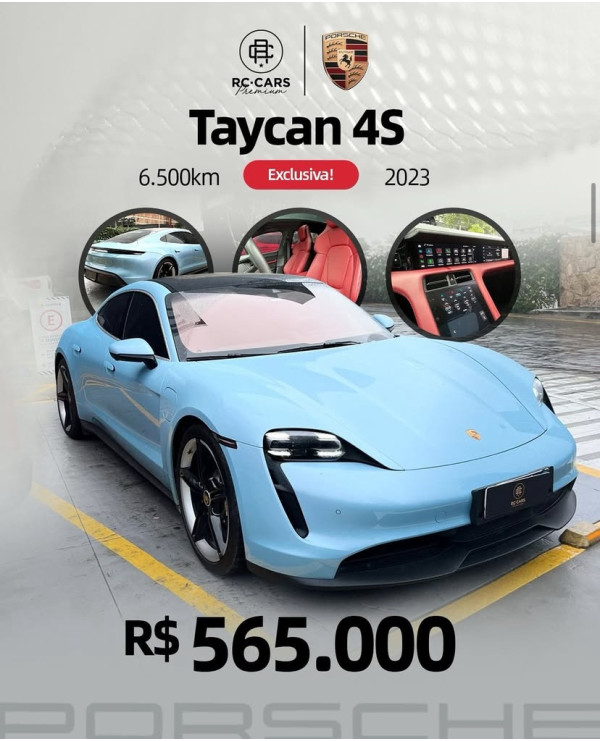 Taycan 4S ELÉTRICO