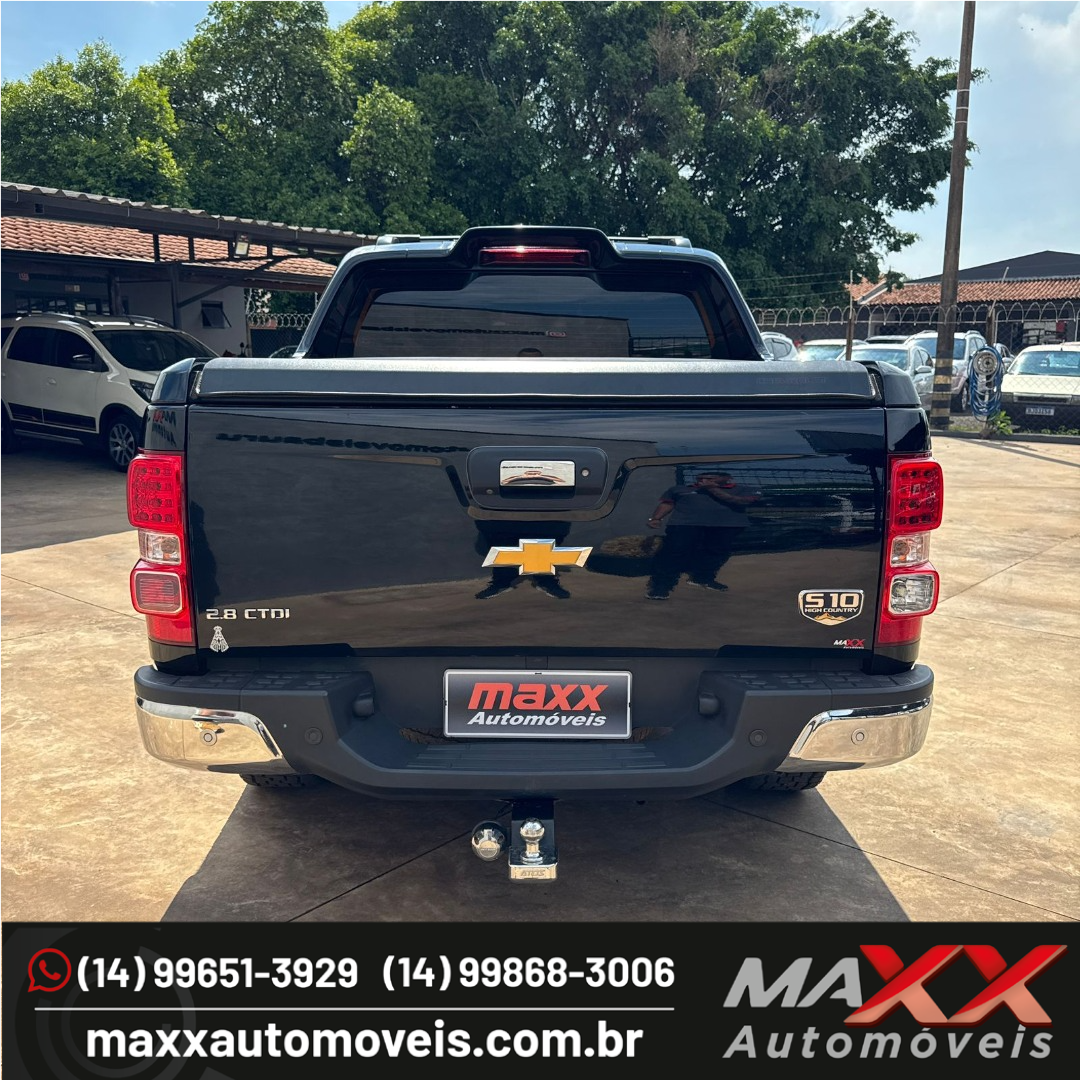 S10 2.8 12V HIGH COUNTRY CABINE DUPLA 4X4 TURBO DIESEL AUTOMÁTICO