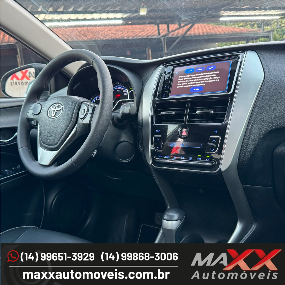 TOYOTA Yaris Sedan 1.5 16V 4P FLEX XLS MULTIDRIVE AUTOMÁTICO CVT