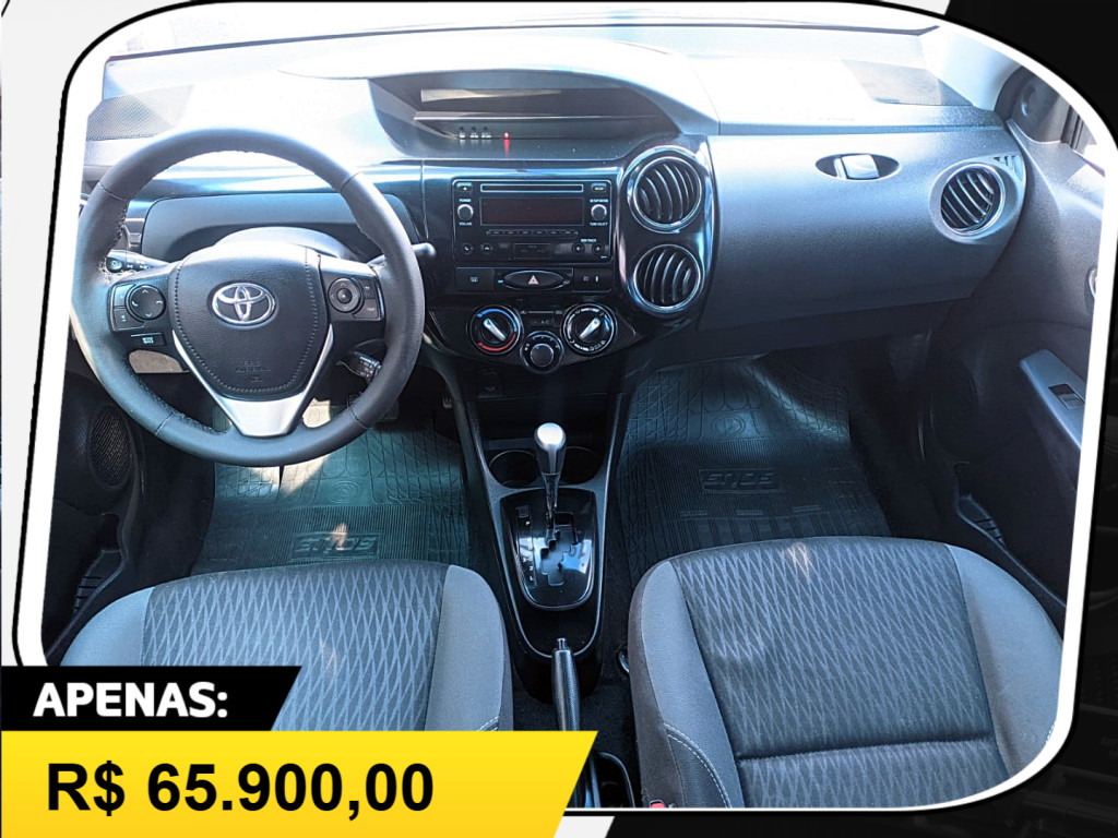 Etios Sedan 1.5 16V 4P FLEX X PLUS AUTOMÁTICO