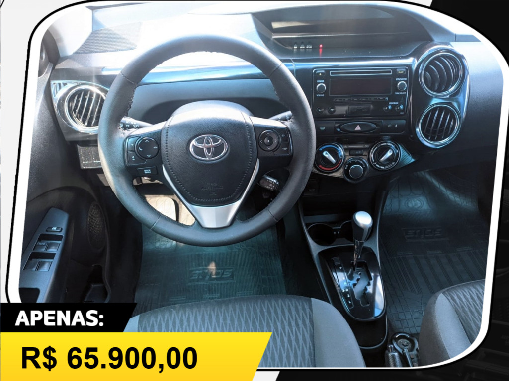 Etios Sedan 1.5 16V 4P FLEX X PLUS AUTOMÁTICO